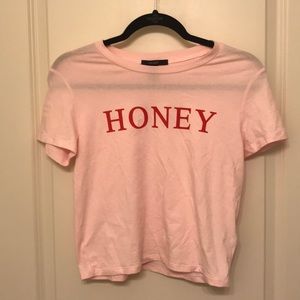Forever 21 HONEY Pink crop top